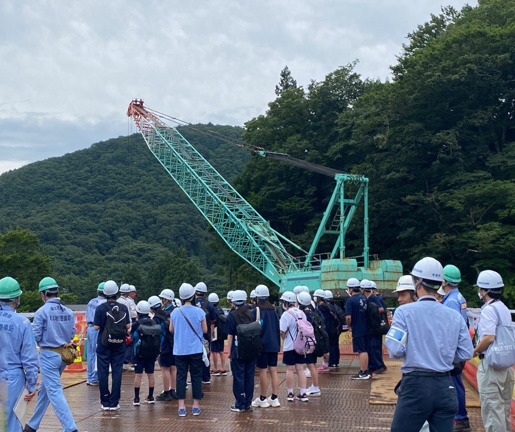 SDGsトピックス 鳴瀬川ダム現場見学会を開催しました。