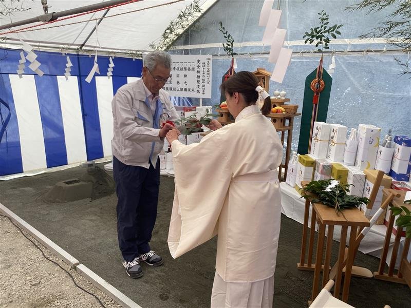 「（国）429号榎峠バイパス榎峠トンネル（仮称）建設工事」の安全祈願祭を執り行いました。