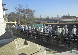 地元の保育園児(大垣市立墨俣保育園)
