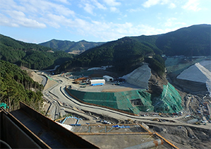 小石原川ダム付替国道2号トンネル工事