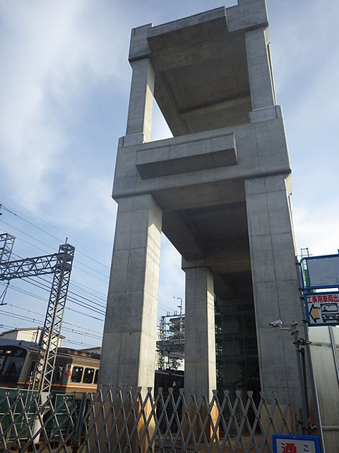 「京都線・千里線淡路駅周辺連続立体交差工事（第5工区）」