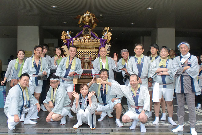 地域のお祭りに参加しました！