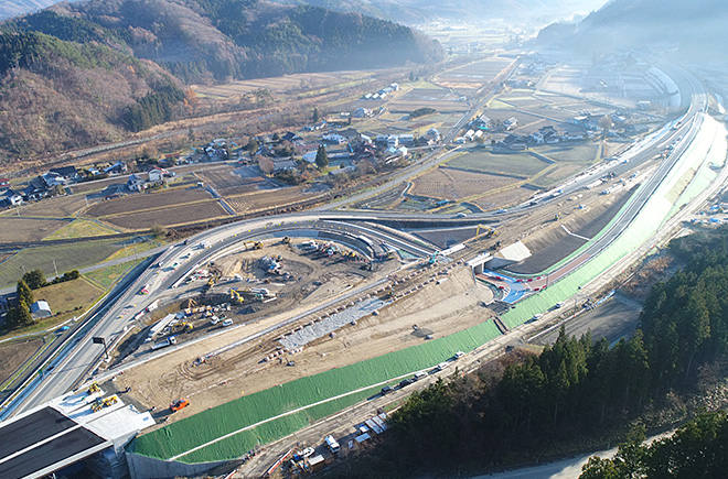 遠野住田地区改良舗装工事