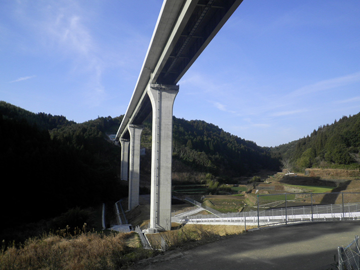 東九州自動車道 金ヶ浜工事