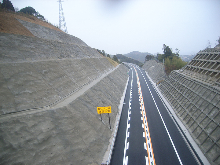 東九州自動車道 金ヶ浜工事