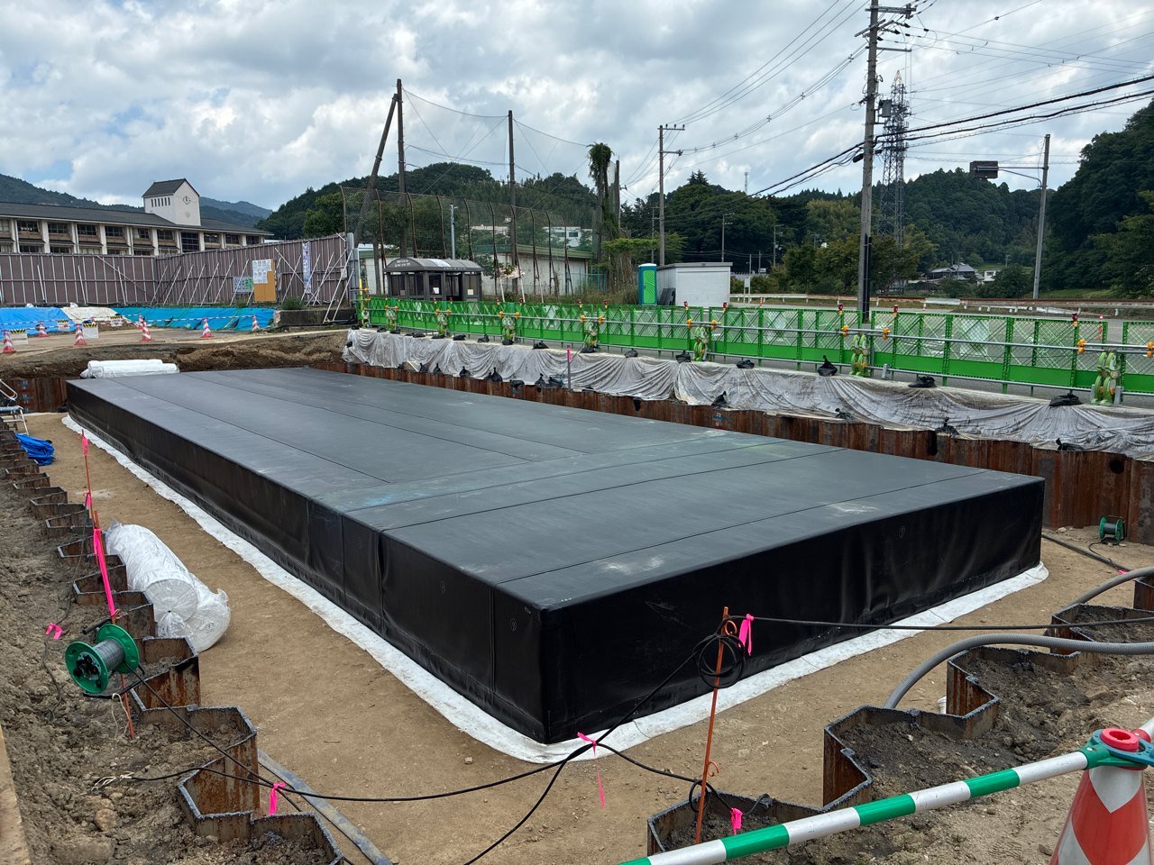 「廃棄物管理施設設置工事」が竣工しました。
