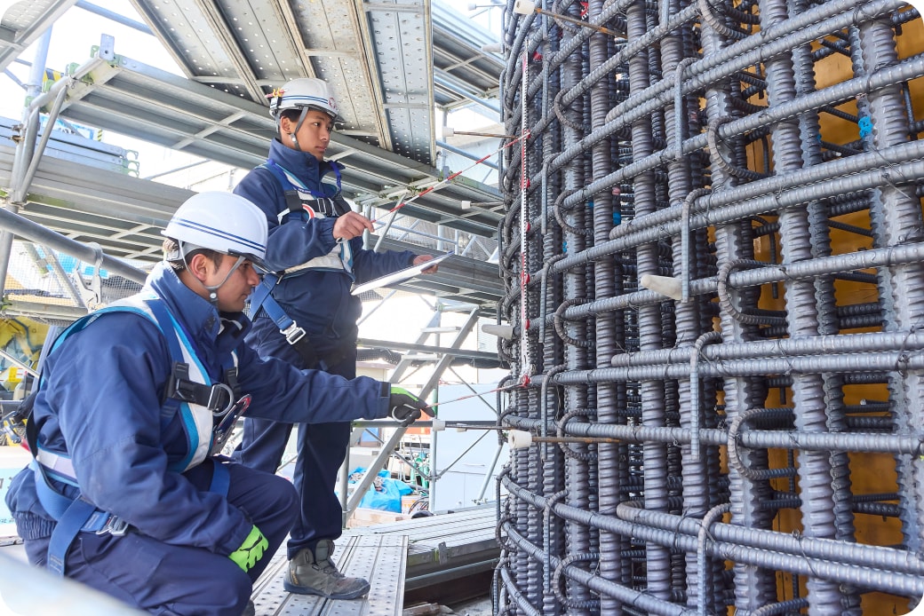土木事業本部 施工部 先輩社員