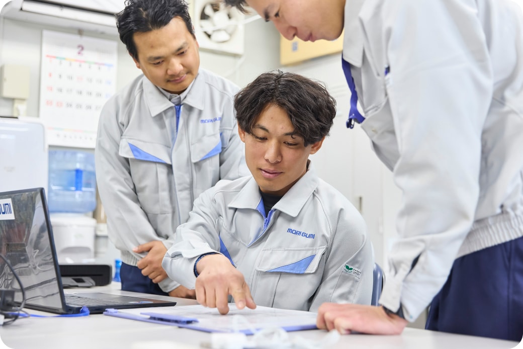 土木事業本部 施工部 先輩社員