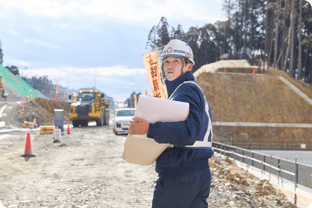 土木事業本部 施工部 先輩社員