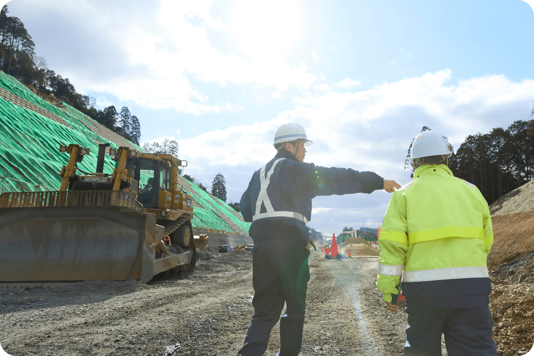 土木事業本部 施工部 先輩社員