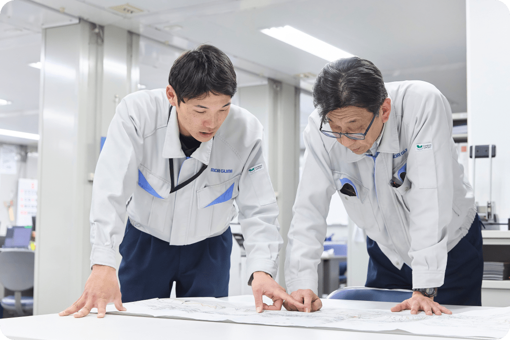 土木事業本部 施工部 先輩社員