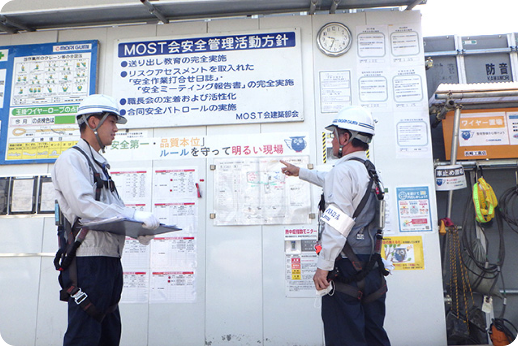 建築事業本部 大阪施工部 先輩社員