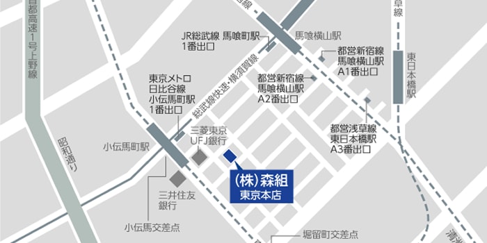 東京本店 マップ