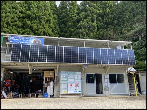 ＳＤＧｓトピックス　「太陽光発電を利用した現場の脱炭素」に取組んでいます。
